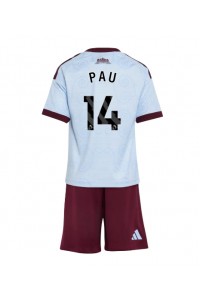 Aston Villa Pau Torres #14 Babyklær Tredje Fotballdrakt til barn 2026-27 Korte ermer (+ Korte bukser)